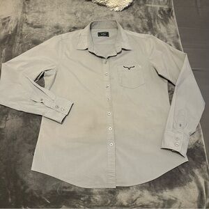 Kimes Ranch KR Team Shirt in Grey